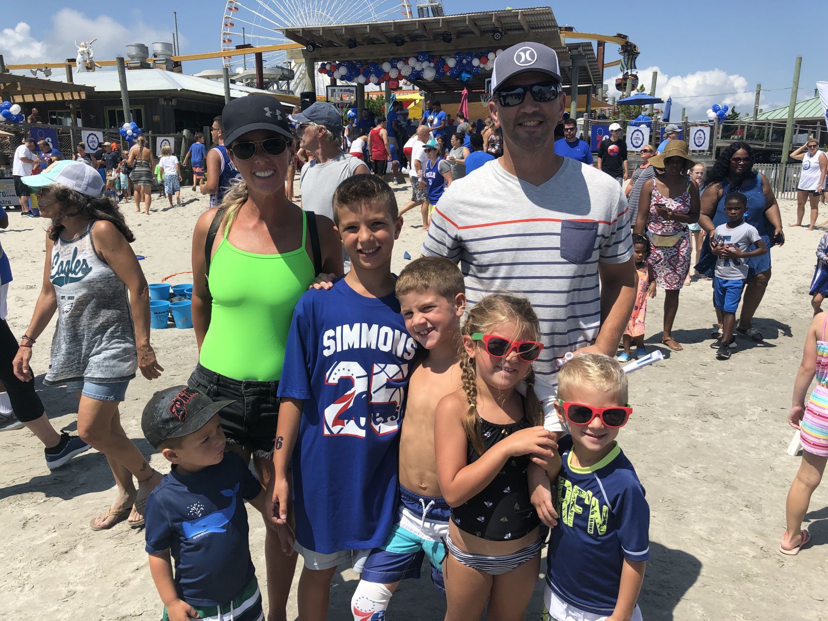 SEEN at 76ers Summer Shore Tour in Wildwood